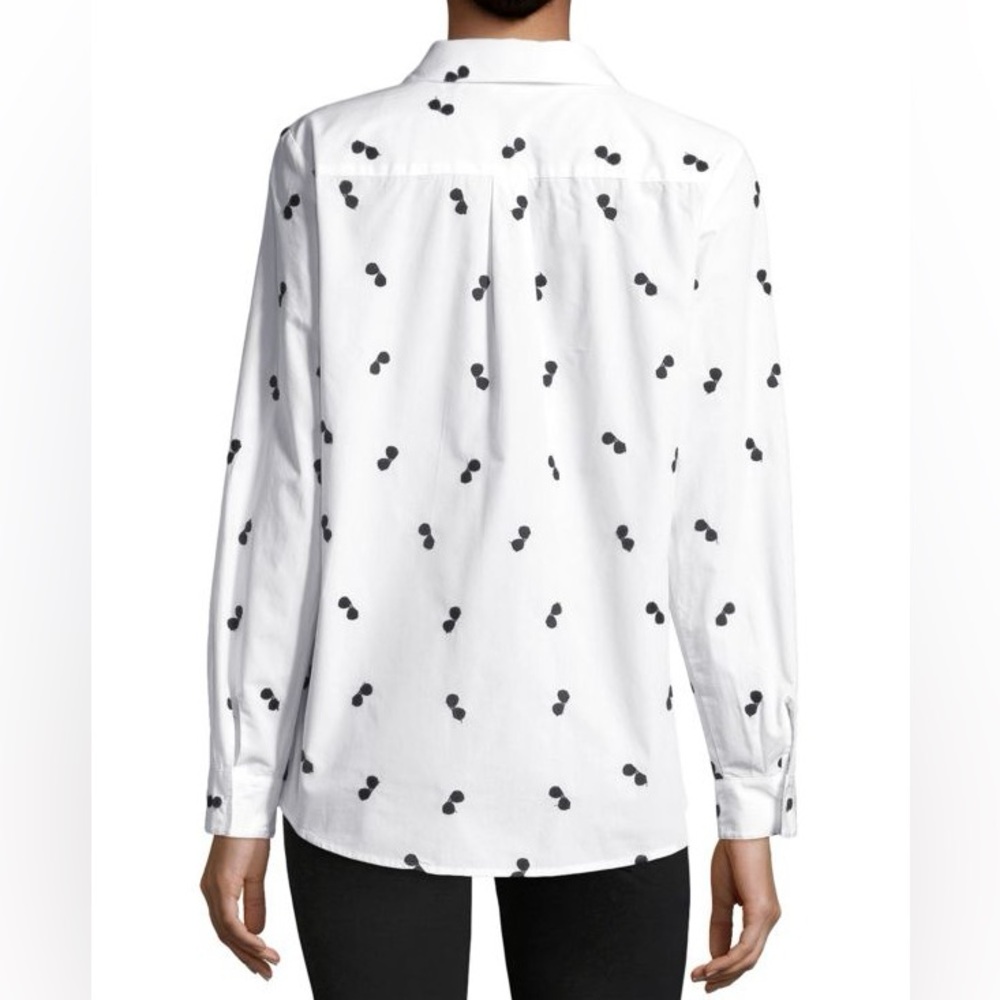 KARL LAGERFELD PARIS Sunglasses
Embroidered Cotton Button-Down Shirt - Picture 2 of 13